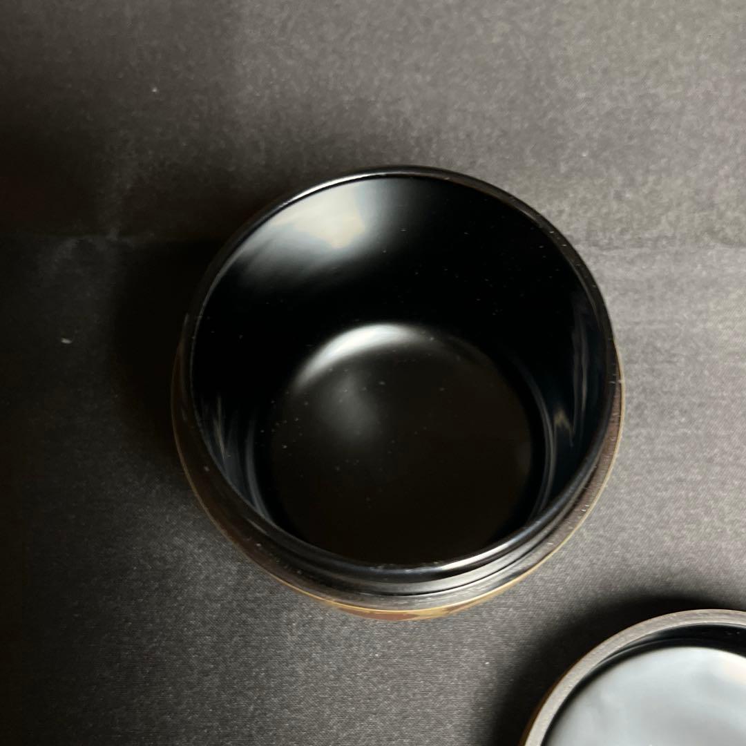 【池端治峰】 白塗 酸漿蒔絵 中棗 （共箱、共布）送料無料 36