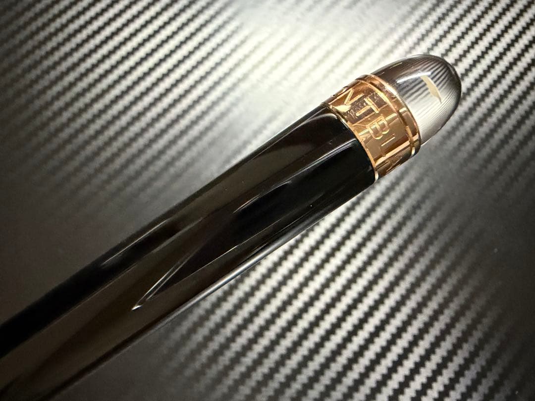 未使用に近い モンブラン スターウォーカー レッドゴールドレジン ボールペン