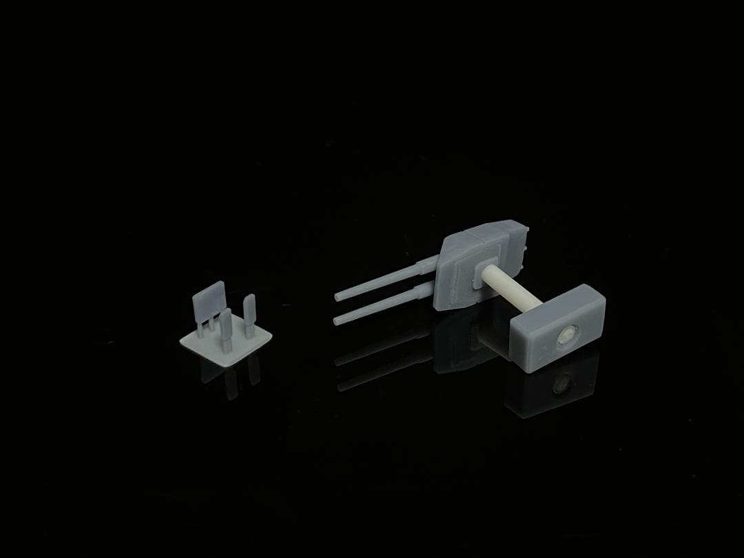 1/1200 艦船用、主砲、対空機銃セット