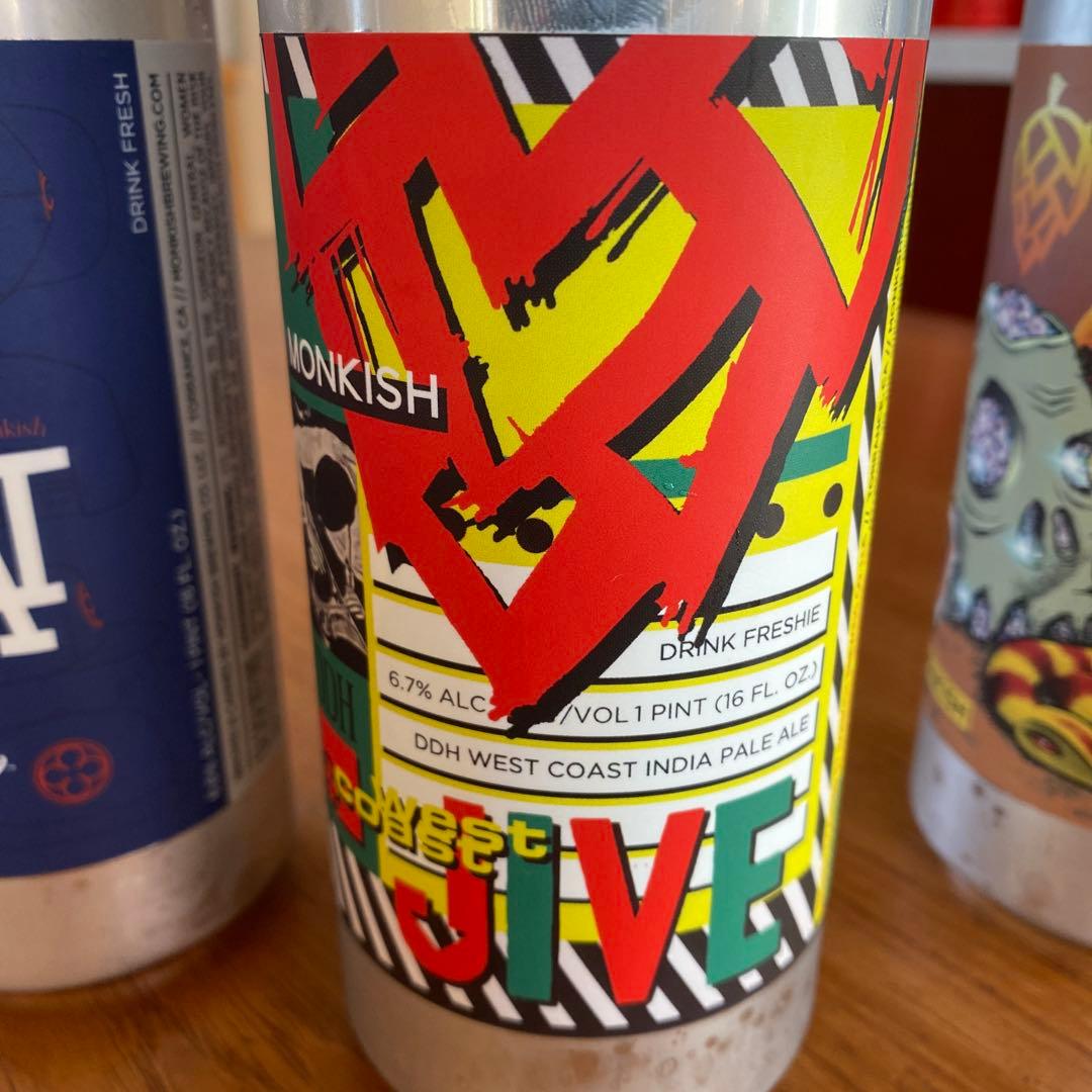 Monkish LA HAT など IPA 3缶 クラフトビール