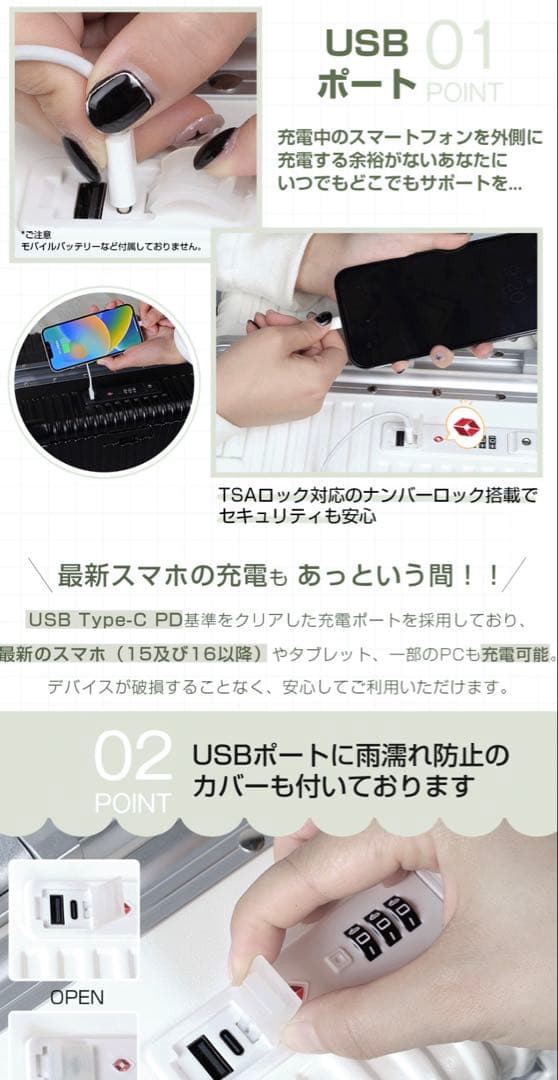 新品未使用⭐︎キャリーケースSSサイズ
