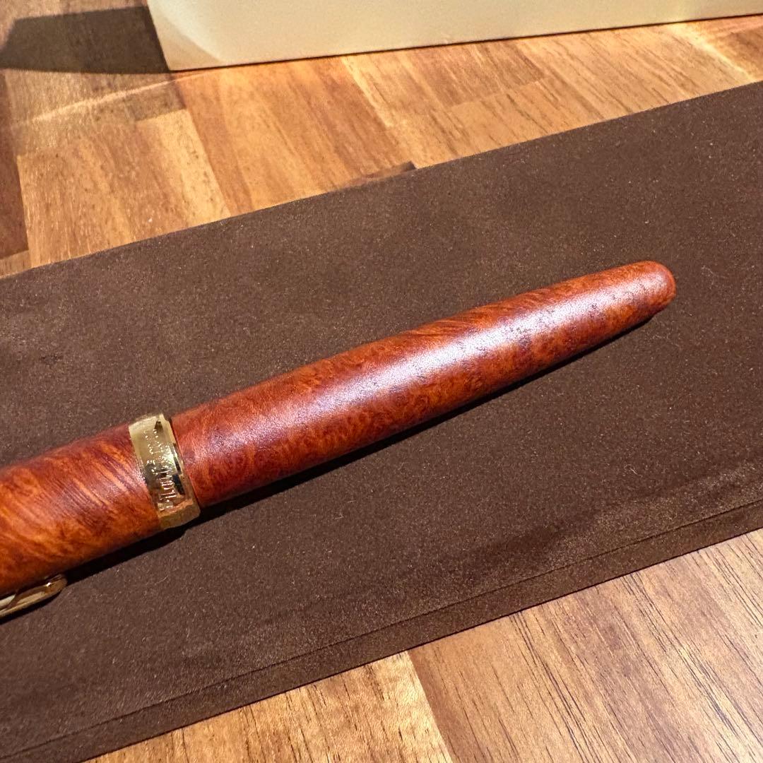 廃盤【未使用】アカブライヤー　センチュリー3776 プラチナ万年筆 F（細字）