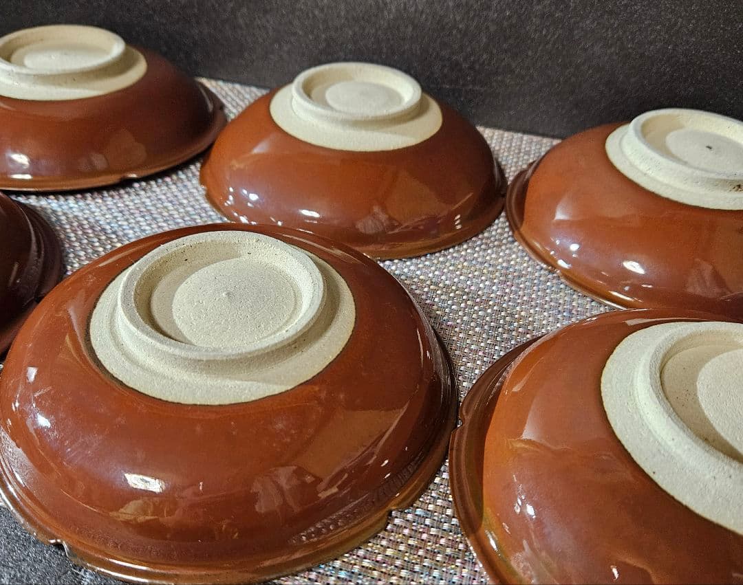 日本工芸会正会員　小山岑一 作　永福窯　柿釉　皿　菓子皿　茶道具　父】小山富士夫