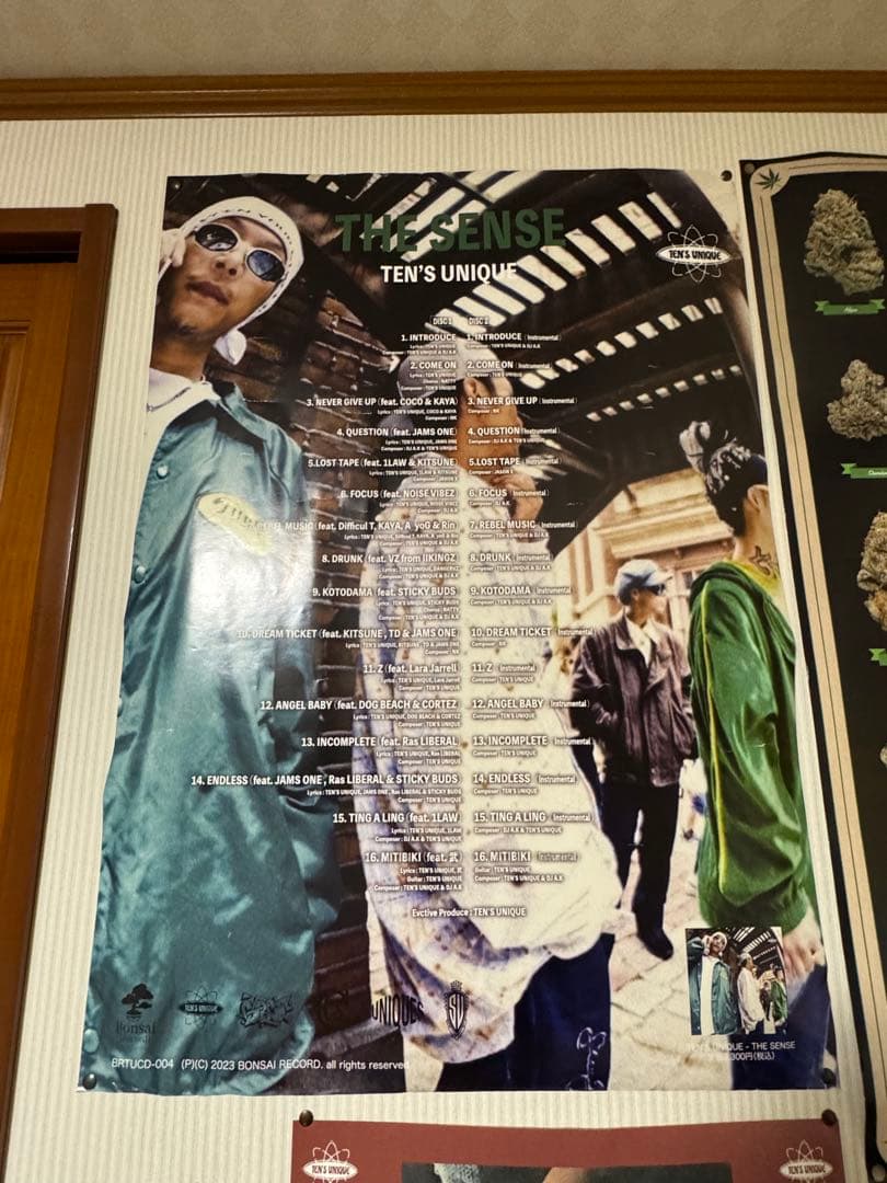 TEN'S UNIQUE レコード CD 激レアポスター　セット