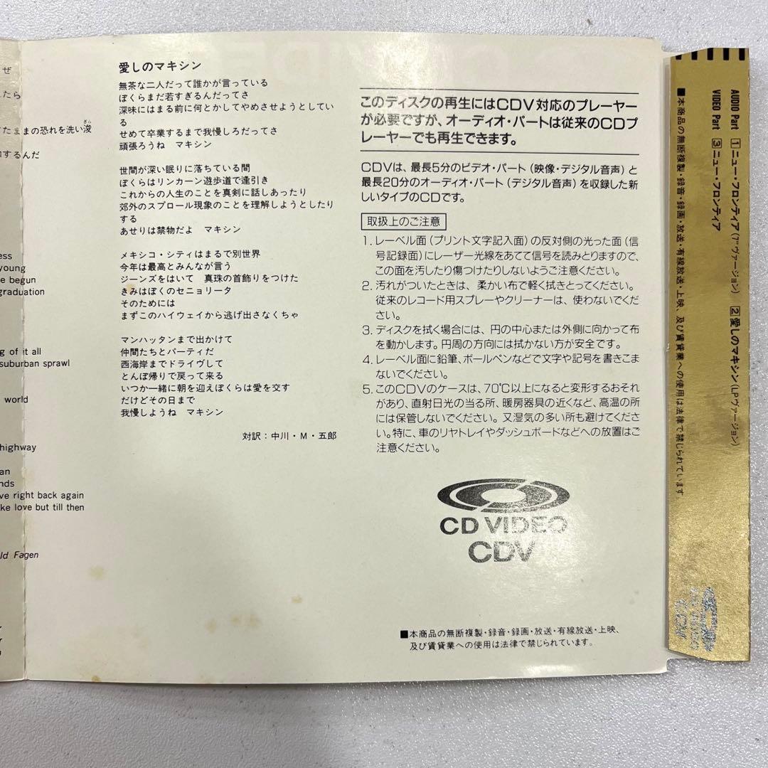 【CD VIDEO】 ドナルド・フェイゲン ※非VCD/説明文必読