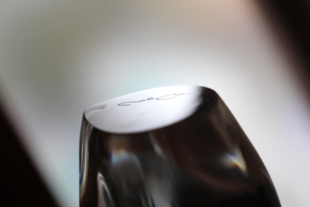 HOYA　クリスタル　アートガラス　Neil Cohen　ペンギン　置物　箱入