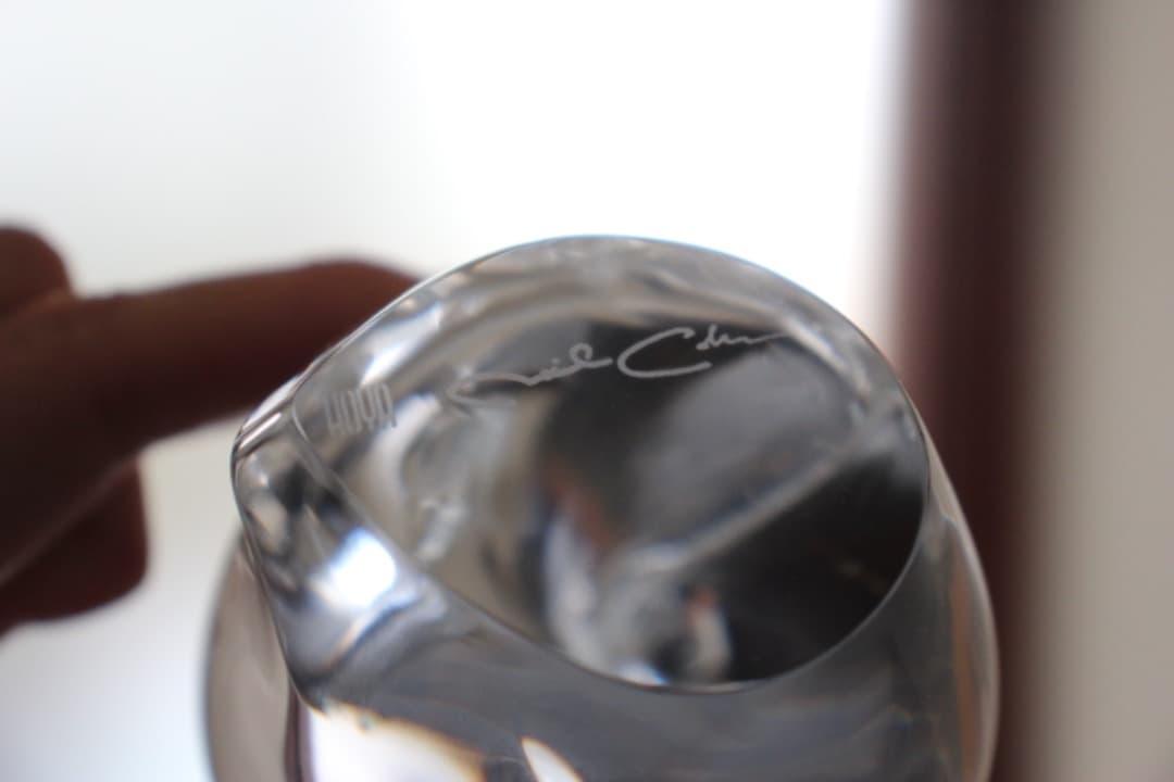 HOYA　クリスタル　アートガラス　Neil Cohen　ペンギン　置物　箱入