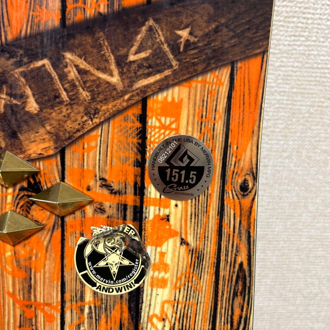 値下げ⭐︎GNU スノーボード 151.5cm