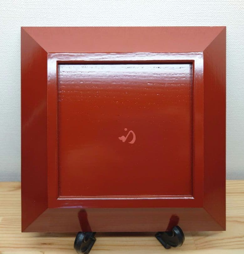 送料込【逢絢亭】茶道具 菓子器 竹張四方盆 雪花蒔絵 表千家流書付 黒田宗傳