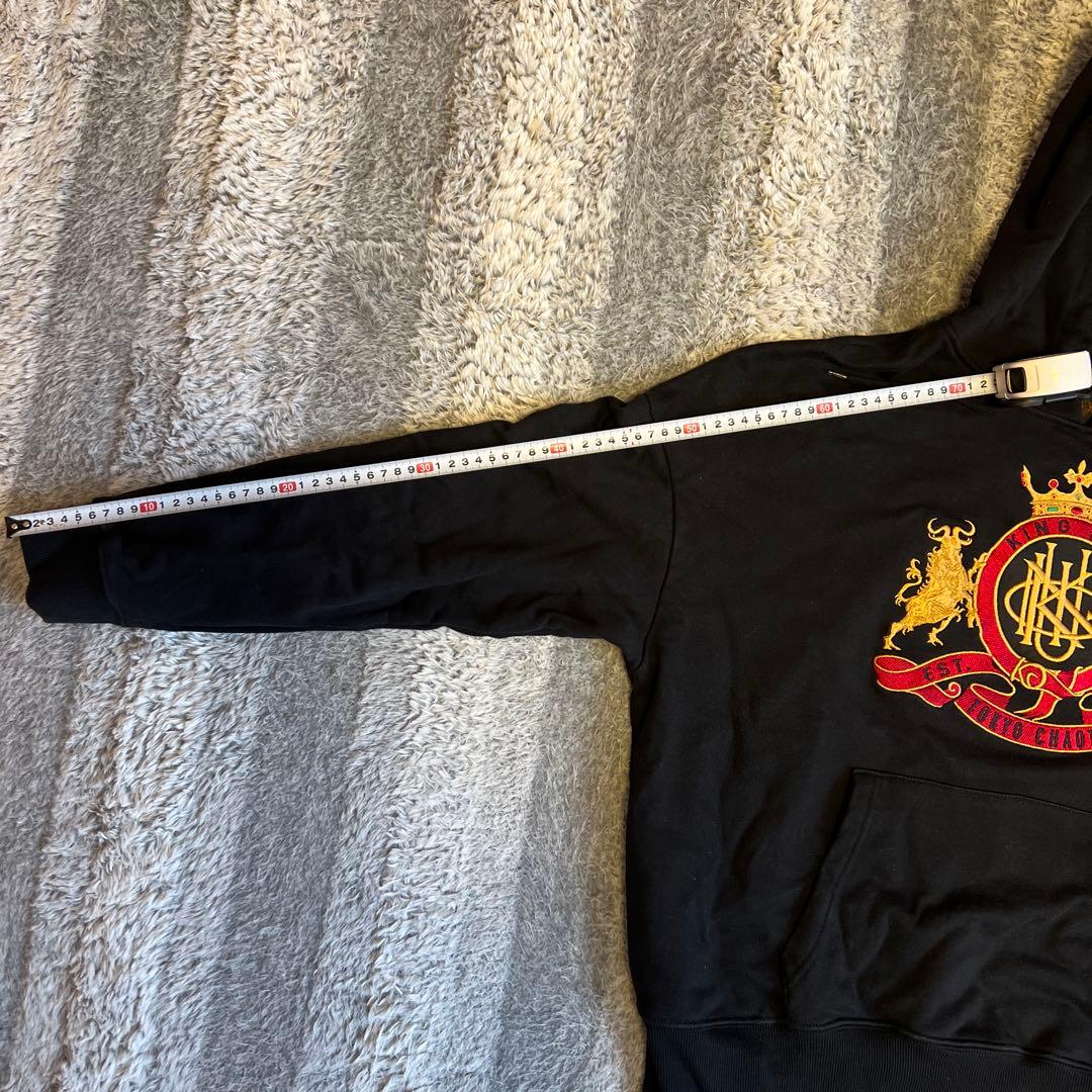 kinggnu ライブパーカー　M 黒　刺繍　キングヌー