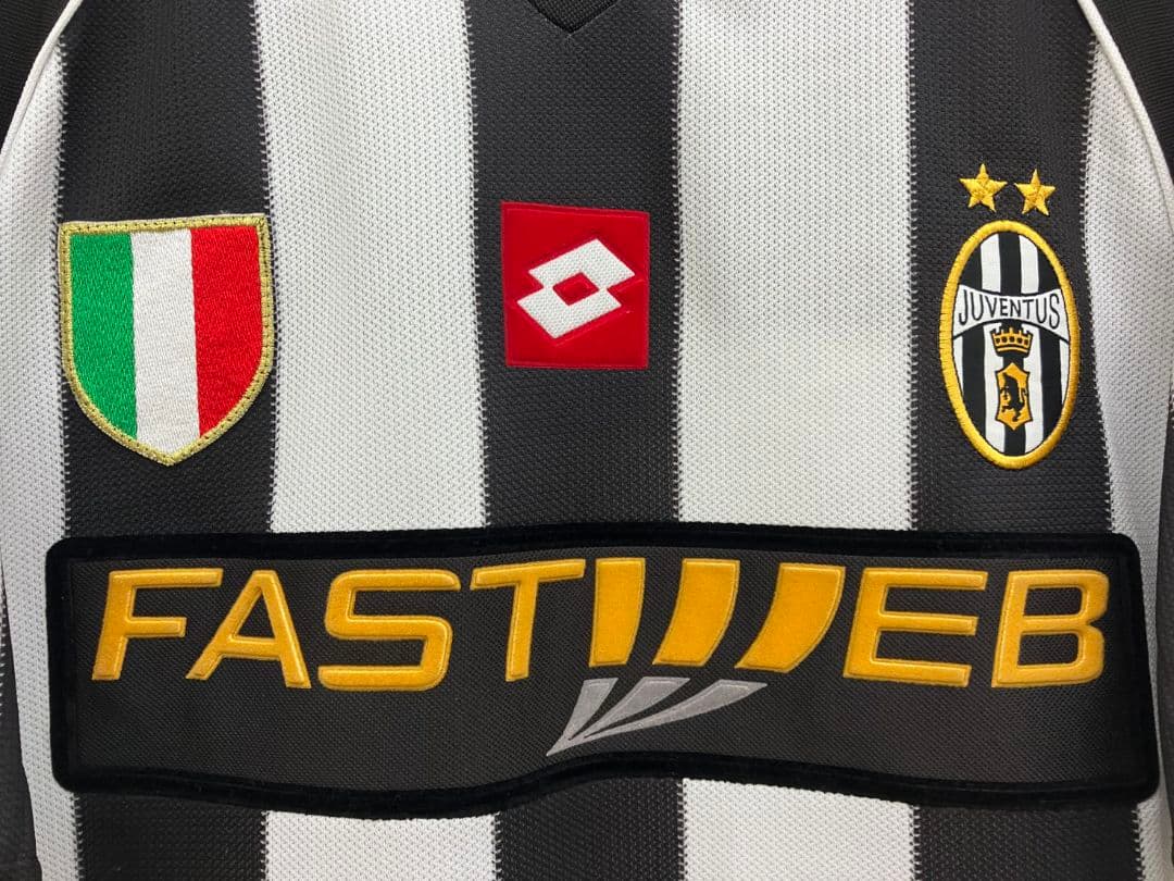 02-03 ユベントス　デルピエロ　lottoオフィシャルユニフォーム