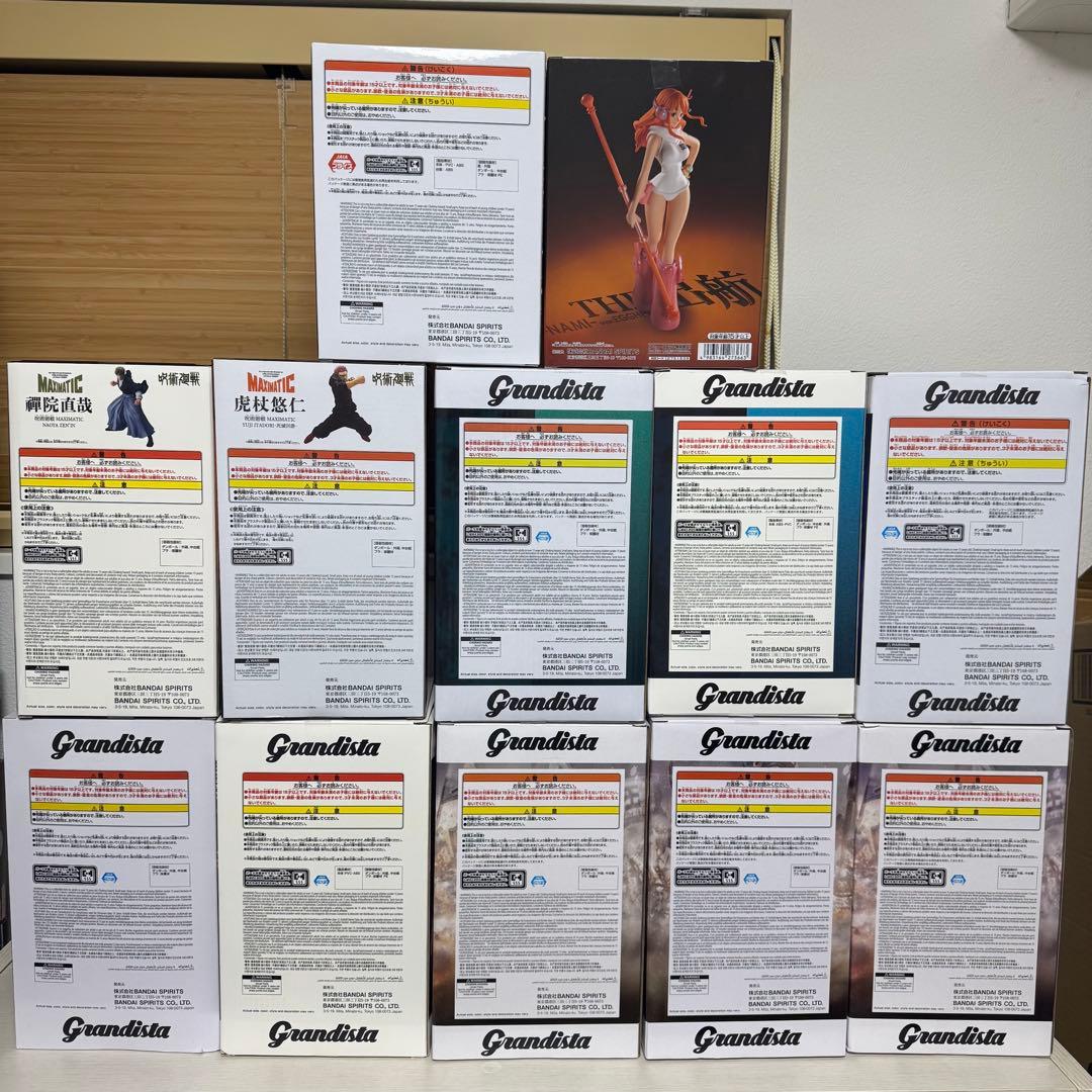 呪術廻戦／キングダム 刃牙 他 ジャンプ系 プライズフィギュア12体セット