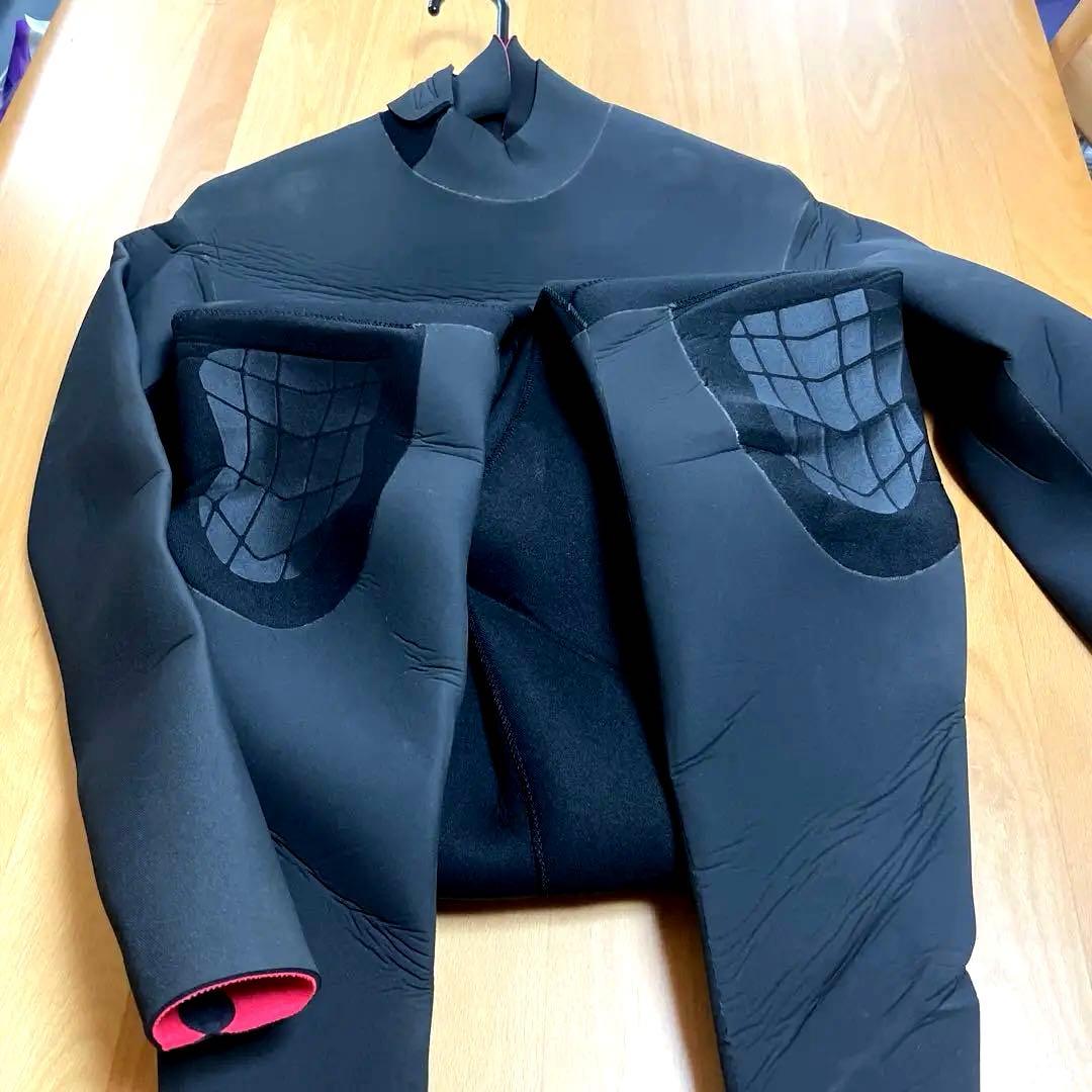 未使用、メンズ セミドライスーツ Lサイズ ブラック　サーフィン