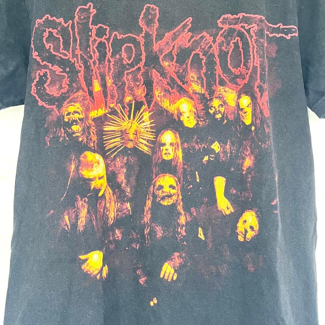 Slipknot バンドTシャツ ブラック 半袖 Tシャツ