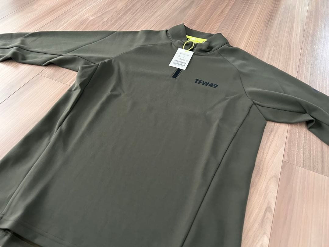 【新品タグ付き】TFW49 ティーエフダブリュー ロンT HALF ZIP