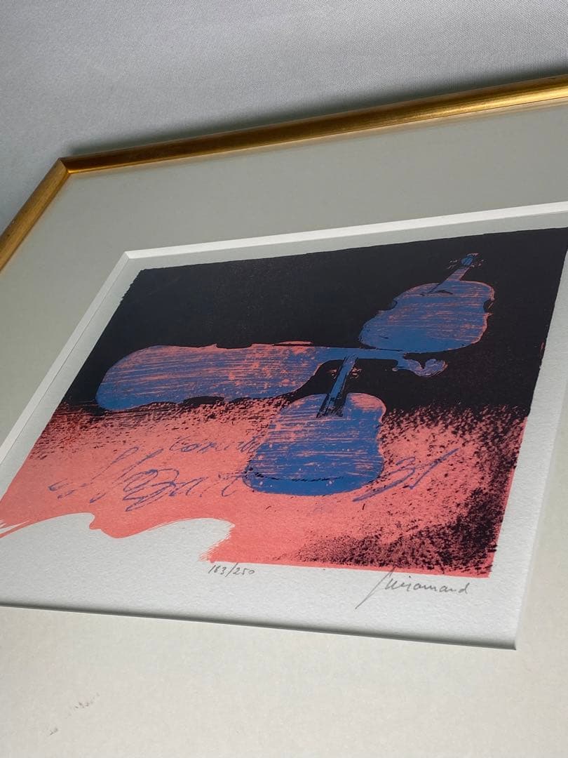 1419❣️ ギャマン　　三つのバイオリン