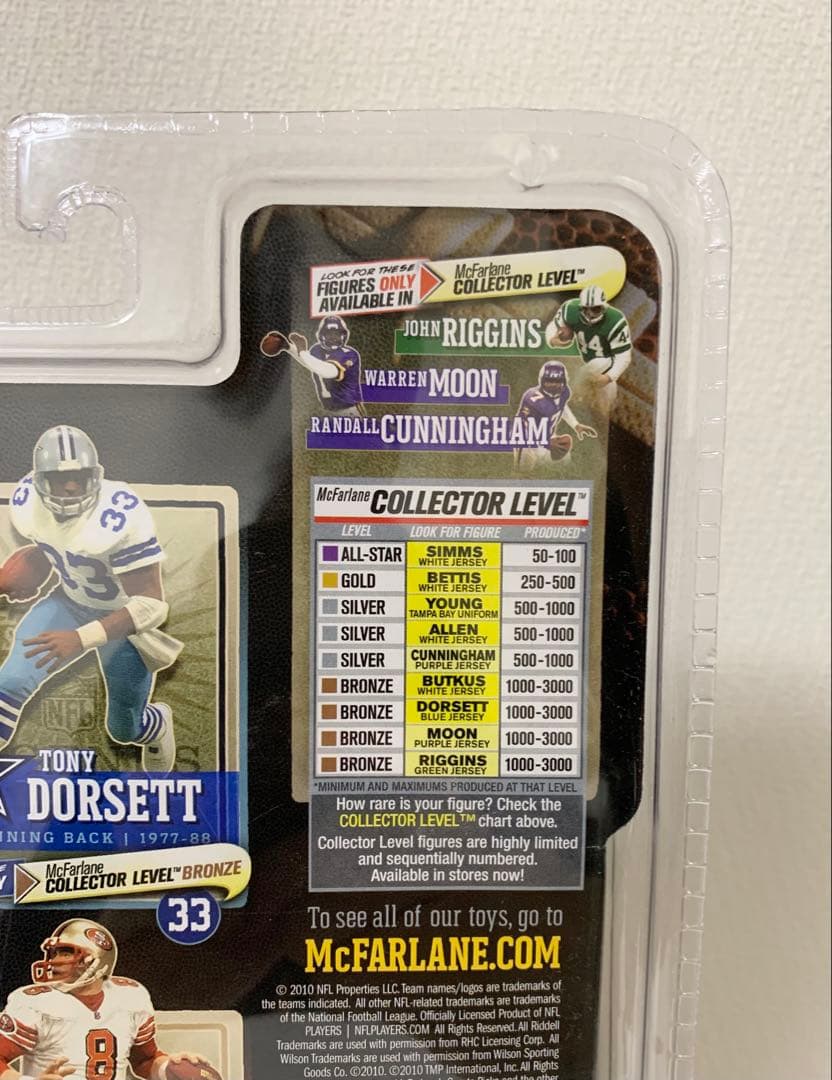 Mcfarlane マクファーレン NFLフィギュア ジョン・リギンズ（レア）