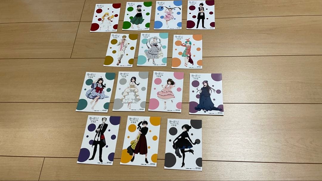 【送料無料】物語フェス　衣装展　アクスタ　アクキー　カードセット