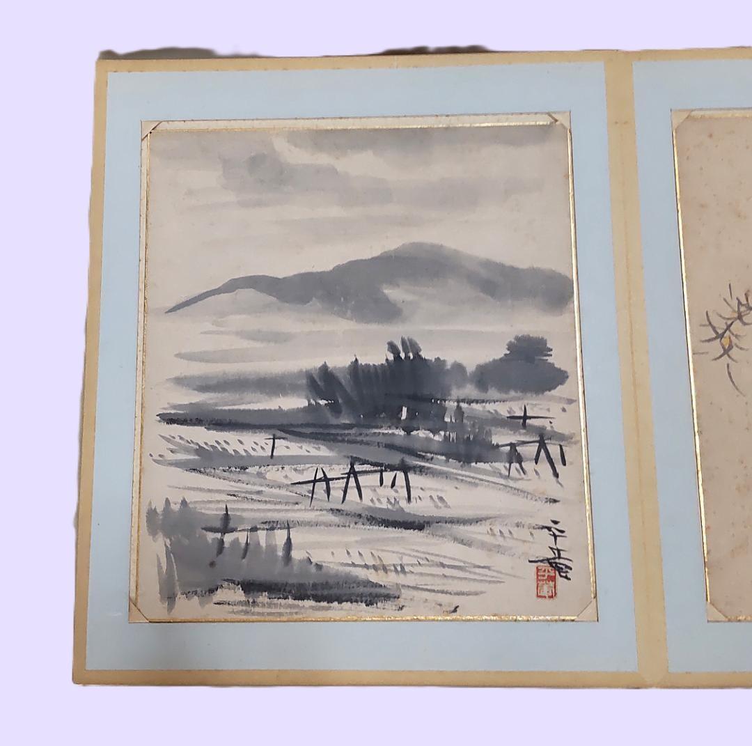 色紙　色紙集　書　画　書画　仏画　禅　景堂　公道　肉筆