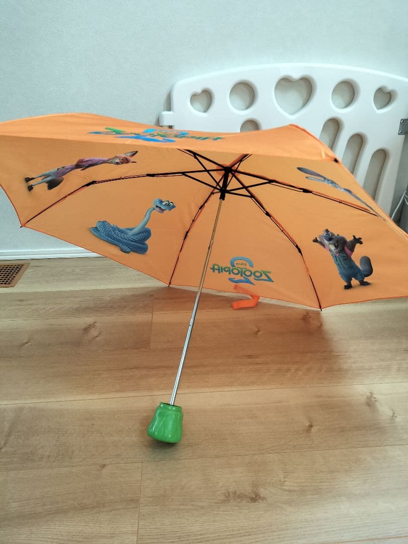 【新品未使用】 ズートピア2 にんじん 折りたたみ傘