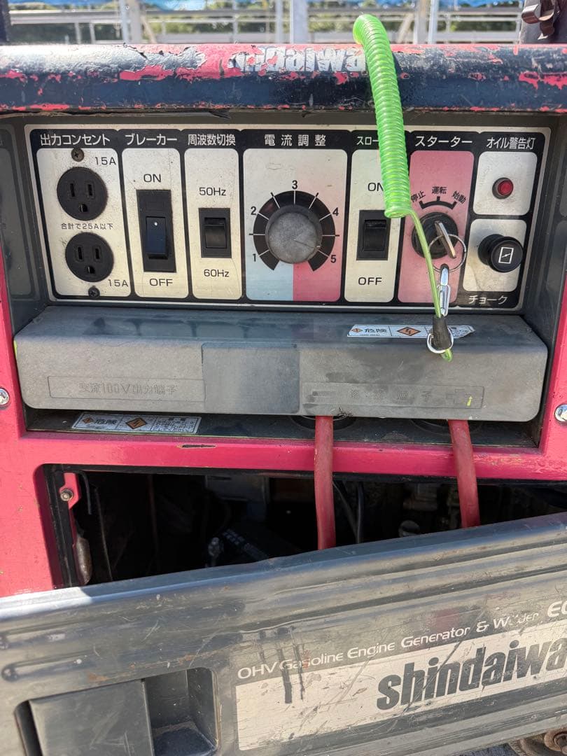 【引き取り限定】新ダイワ　溶接機　エンジン　ウェルダー