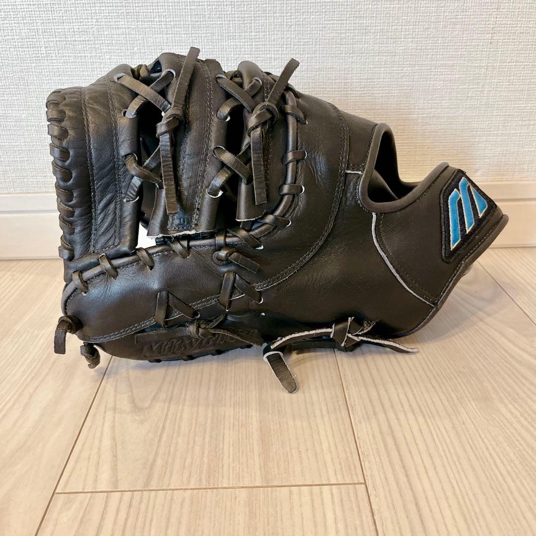 【廃盤 希少】 ミズノ ビューリーグ 軟式ファーストミット 青ロゴ サウスポー