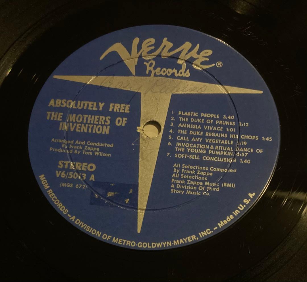 ■高音質USオリジナル盤■FRANK ZAPPA / THE MOTHERS O