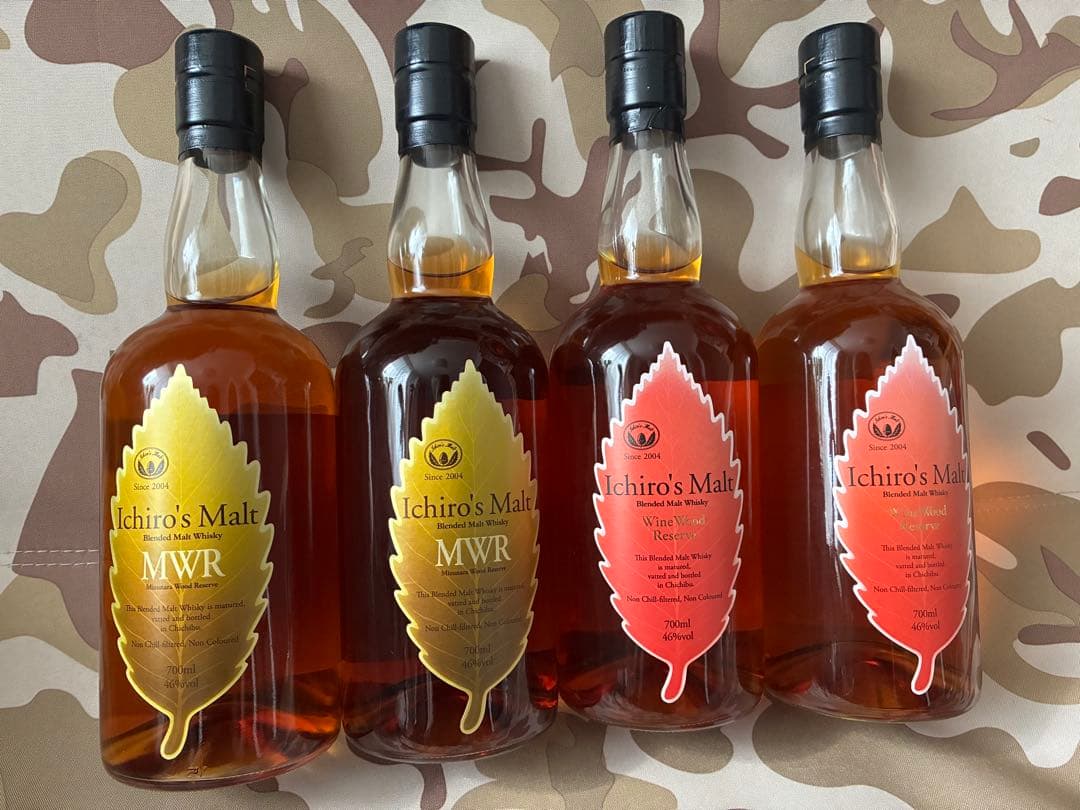 イチローズモルト　ミズナラ　ワインウッド　計4本