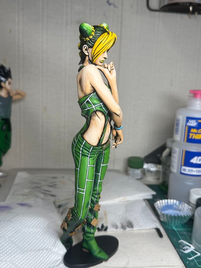 ジョジョの奇妙な冒険　空条徐倫　フィギア　リペイント　2次元
