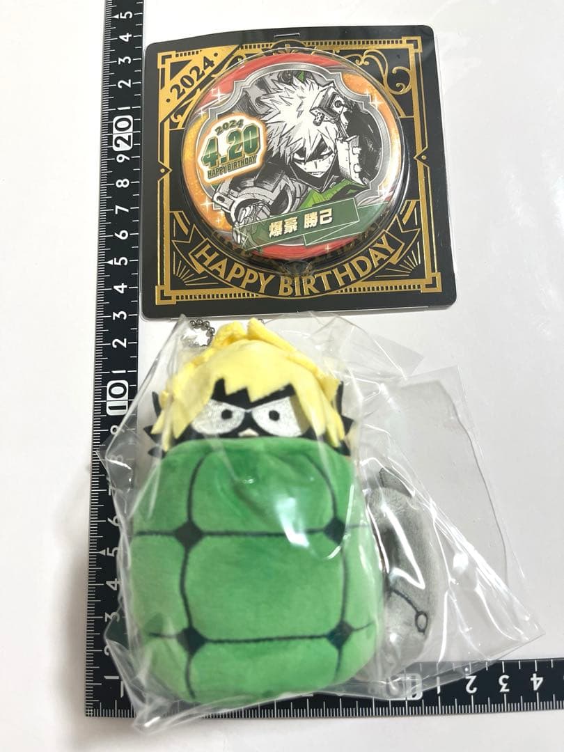 ヒロアカ バースデー　缶バッジ　アクリルブロック　だいなまマスコット　爆豪勝己