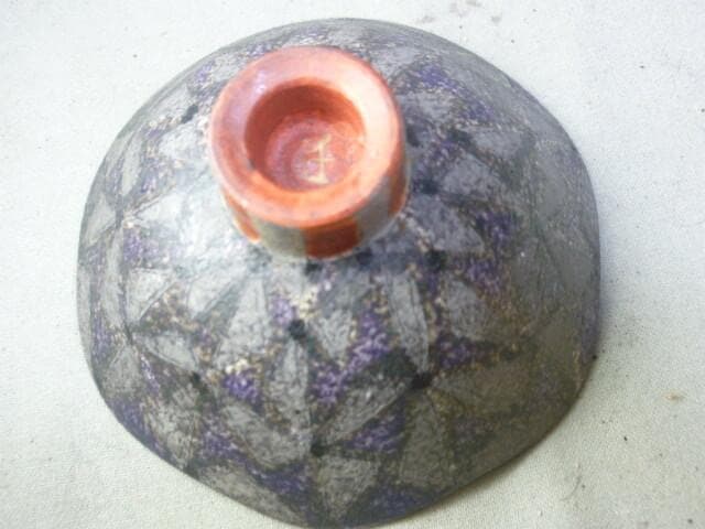 前田正博　色絵金銀彩高杯　個展購入作品　鳥取県　師：藤本能道　酒器　ぐい呑　徳利