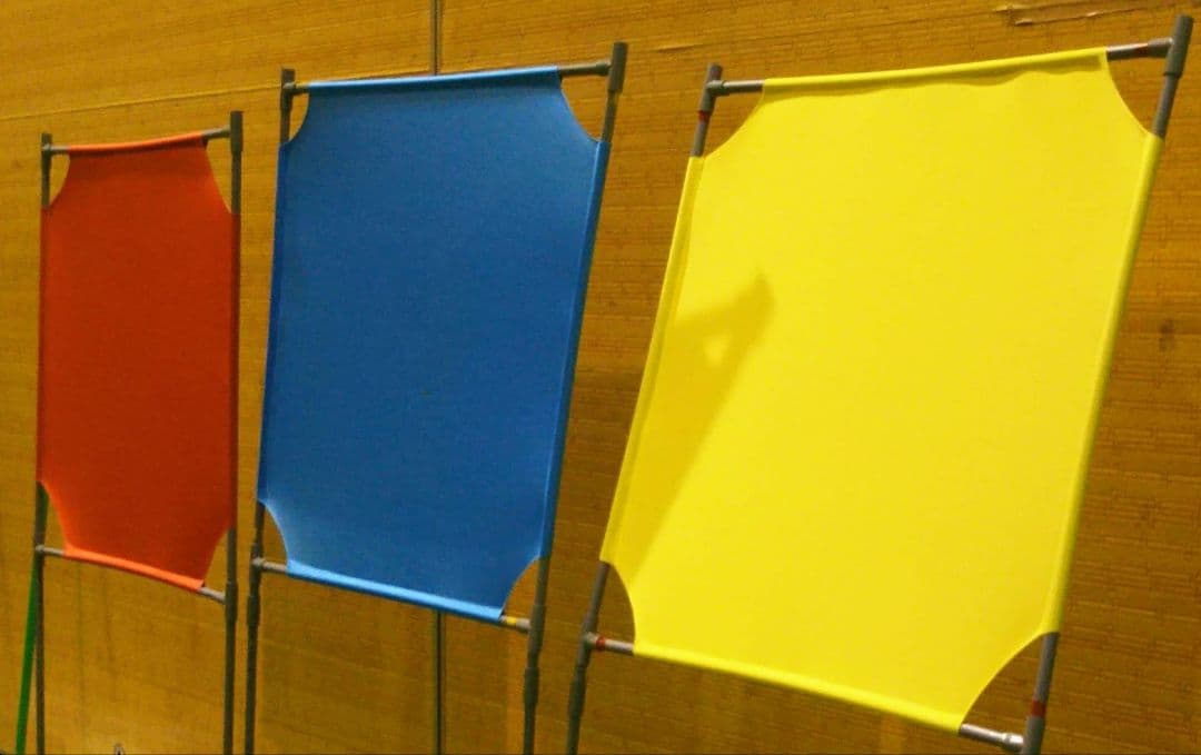 青 型押しクロコダイル BIGサイズ 角度が変えられる壁打ち無音布(むおんふ