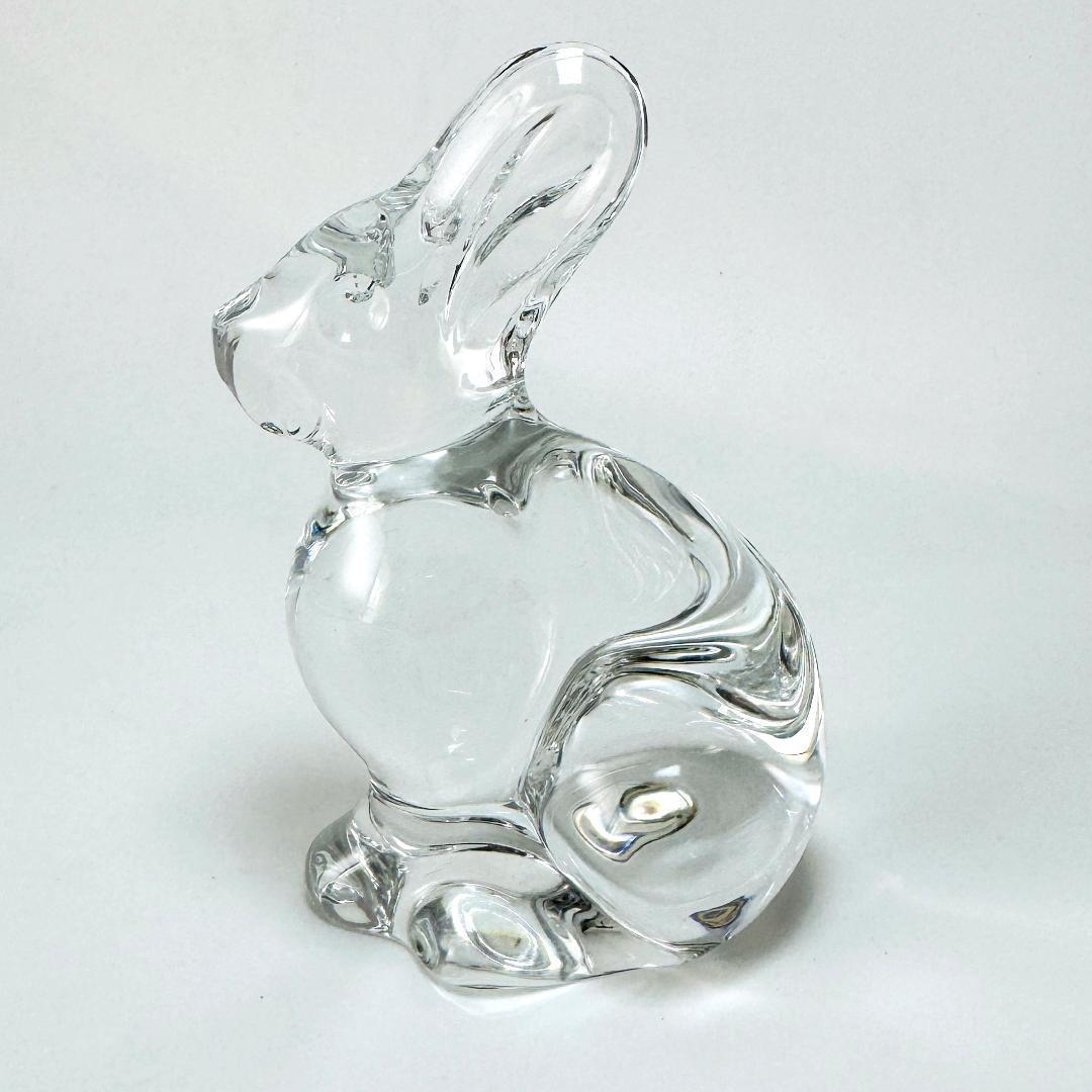 【バカラ】うさぎ 置物 インテリア★美品★金運/幸運/開運