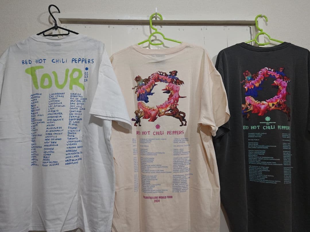 RED HOT CHILI PEPPERS　3枚セット