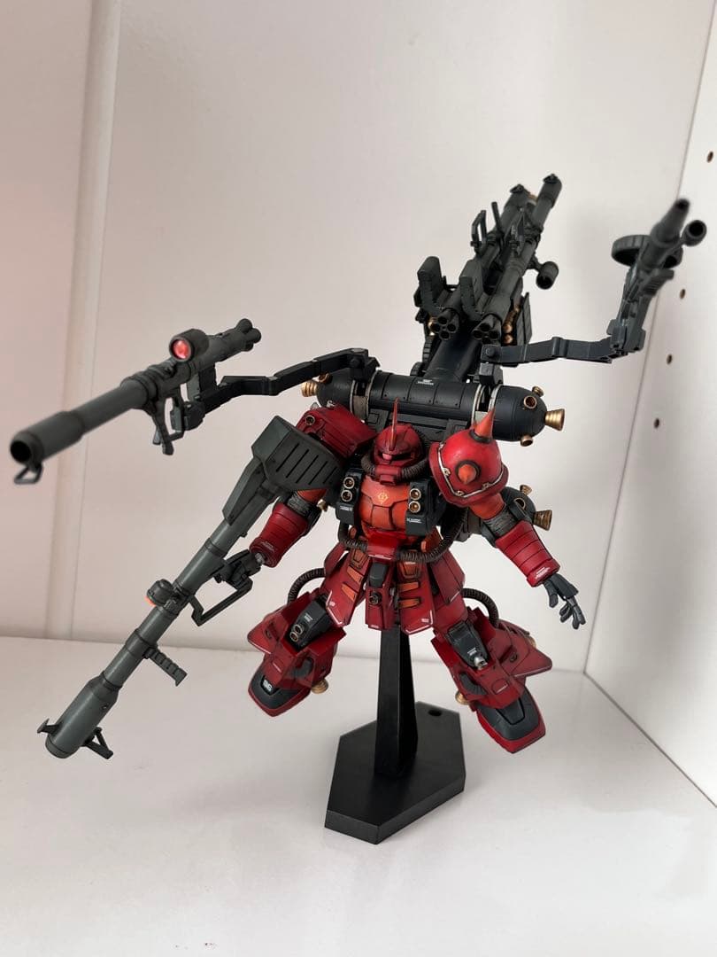 hg ガンプラ　サイコ・ザク　 ウェザリング　全塗装　完成品