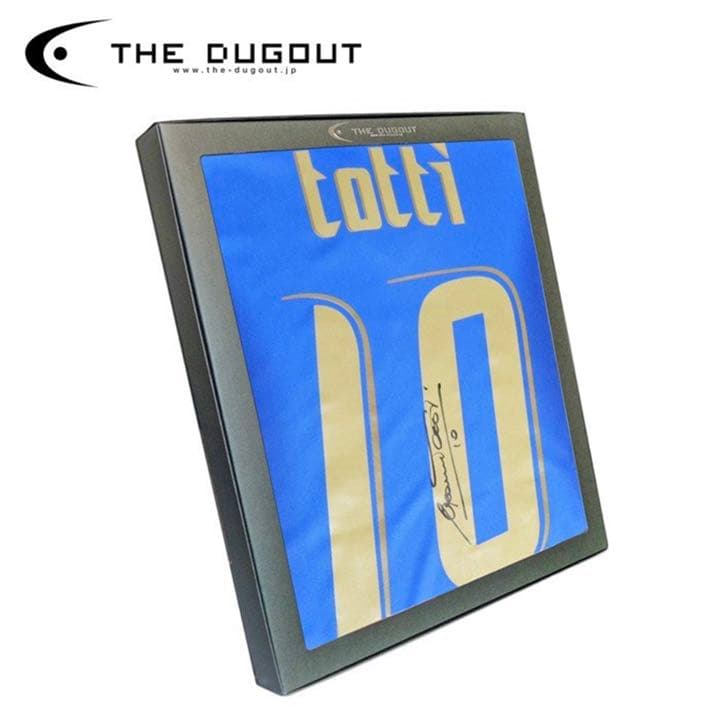 【保証書付】限定販売トッティ直筆サイン入り イタリア代表 サッカー　ユニフォーム