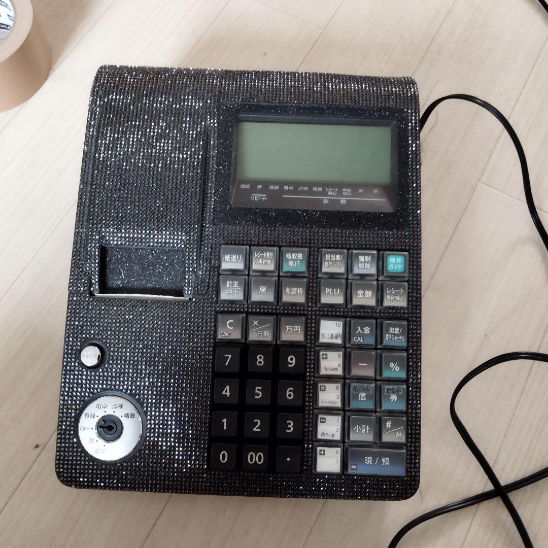 CASIO レジスター NL-300 電子店名スタンプ RAC-10付き　鍵あり