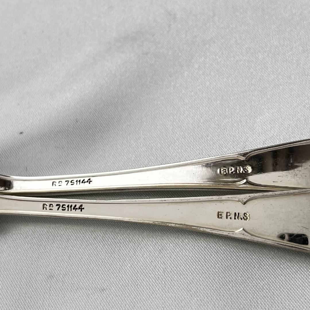 【英国】 アールデコのデザートセット アイスクリームスプーン サーバー ケース