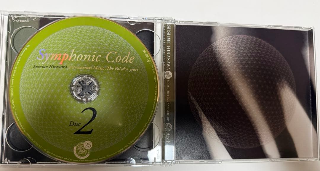 【廃盤】平沢進 シンフォニック・コード Symphonic Code