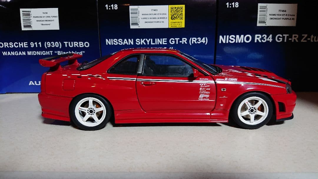 オートアート 1/18 日産 スカイライン GT-R R34 R-tune