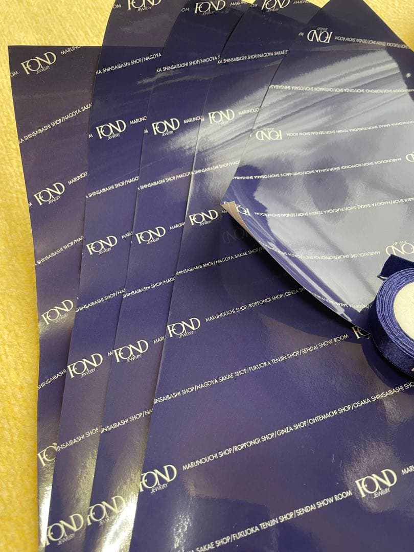 JEWELRY FOND ジュエリーフォンド ギフト リボン 包装紙 ラッピング