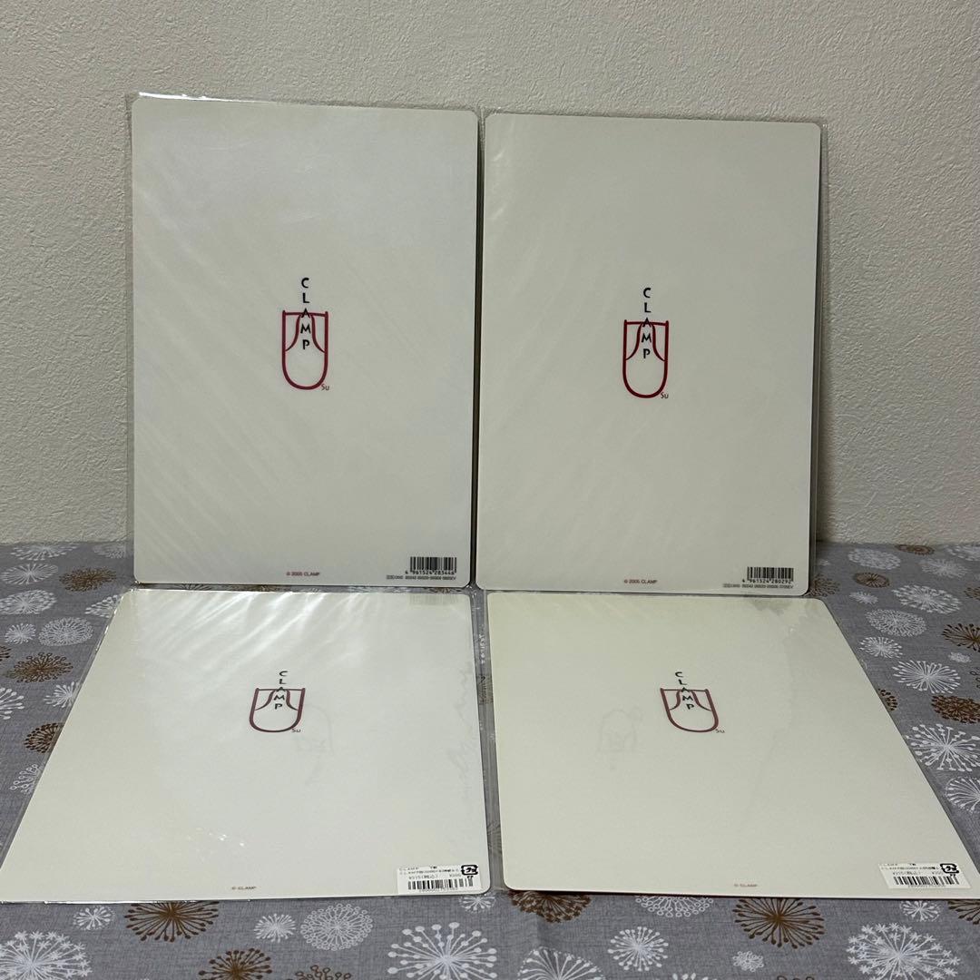 CLAMP四 下敷き クリアファイル セット