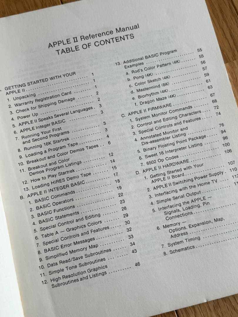 AppleII Reference Manual January1978(赤本)