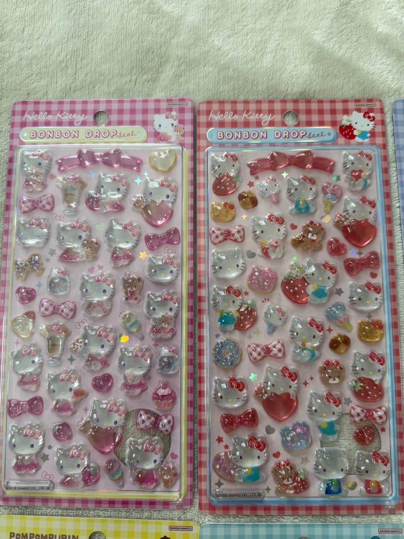 【正規品】 サンリオ ボンボンドロップシール第2弾 8枚コンプリートセット