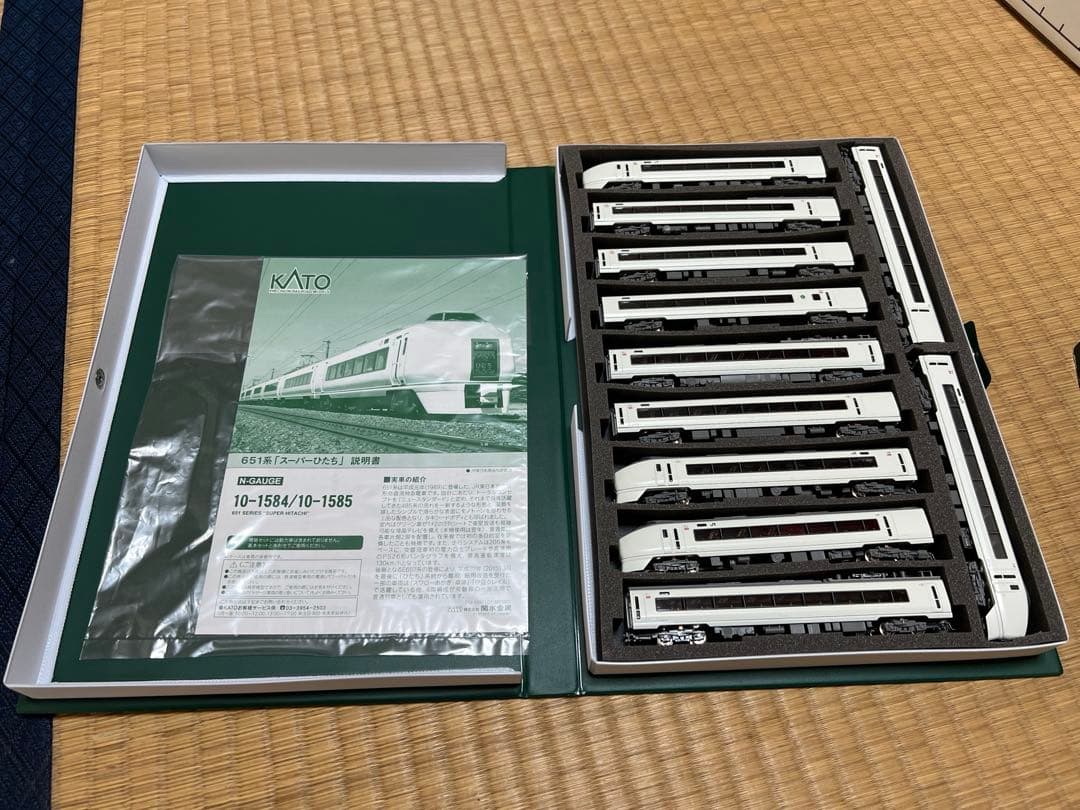KATO 10-1584 1585 651系スーパーひたち　室内灯付き