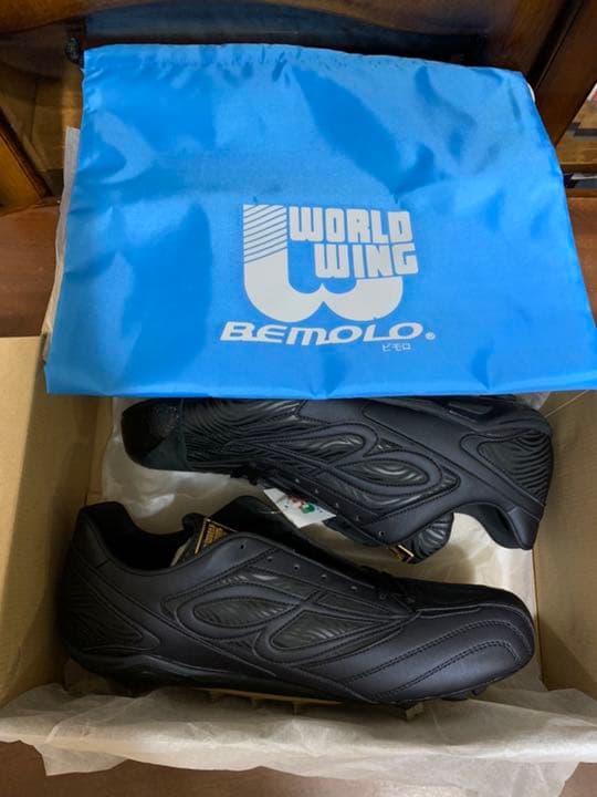 野球スパイク　ビモロ　29cm P革甲縫い加工済(野手右投用)