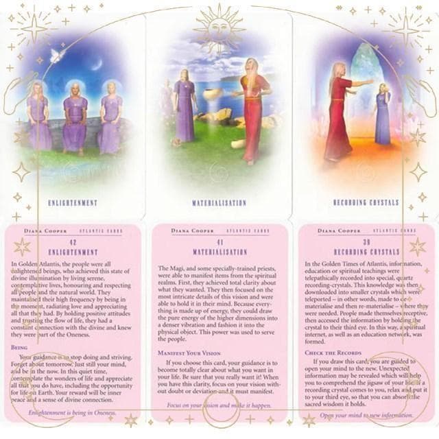 【正規品オラクルカード】希少デッキ✨アトランティスカード インスプレーション