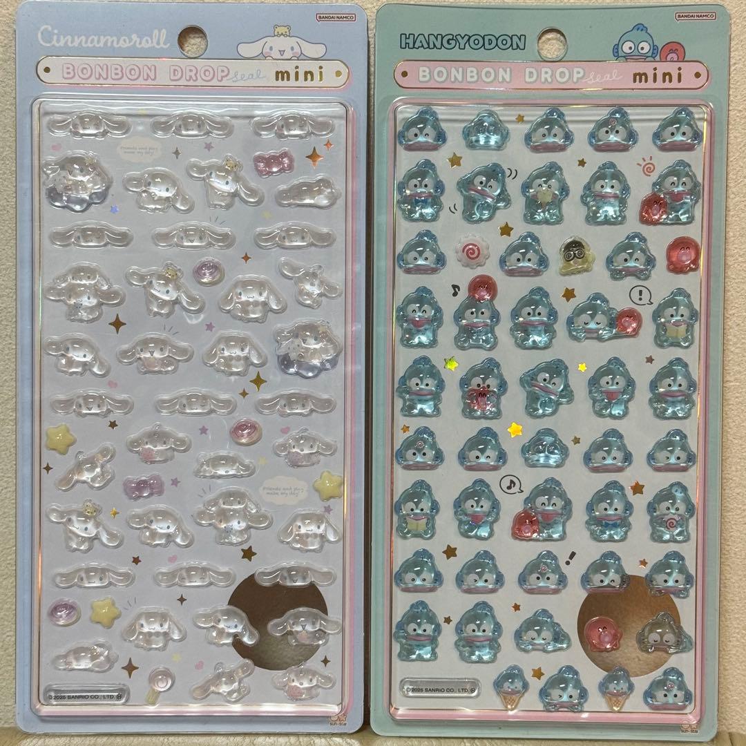 【正規品】ボンボンドロップシール❋サンリオ ミニ&たまごっち❋コンプリートセット