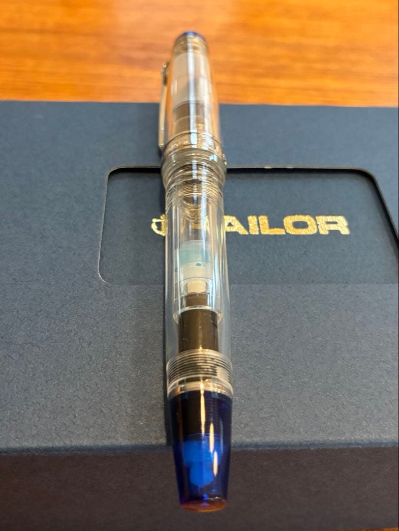 セーラー万年筆 プロフェッショナルギア レアロ趣味の文具箱限定 スケルトンブルー