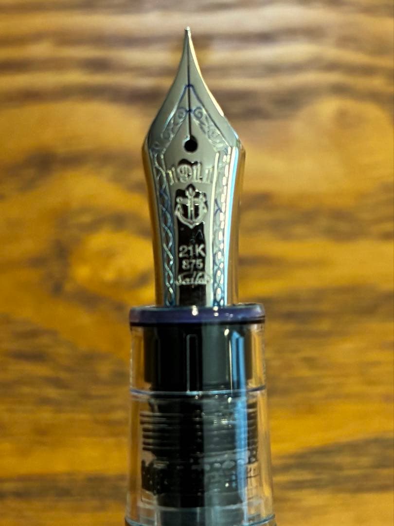 セーラー万年筆 プロフェッショナルギア レアロ趣味の文具箱限定 スケルトンブルー